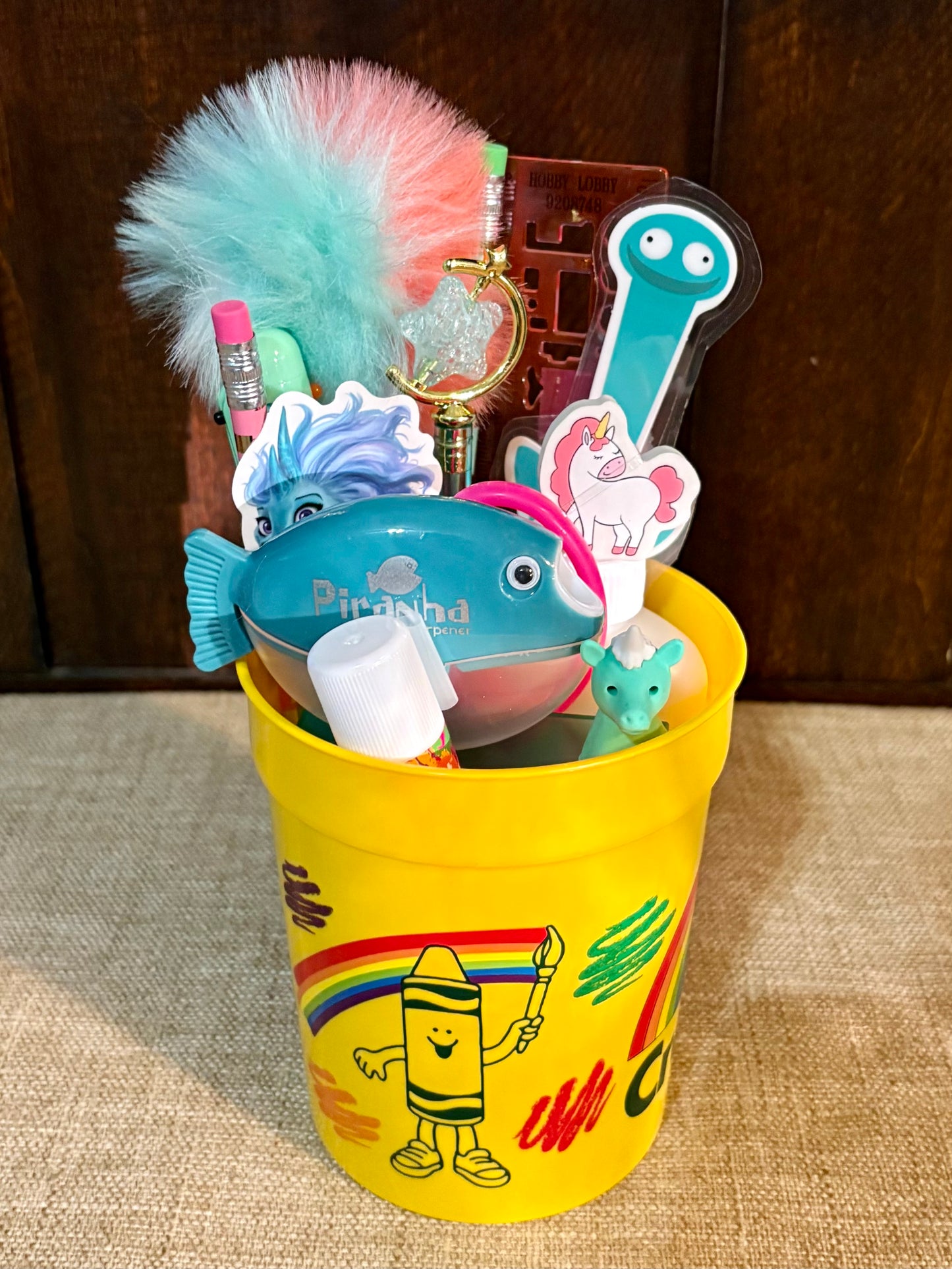 Kid’s Back-to-school Color Cups or Teacher Life pencil cases!