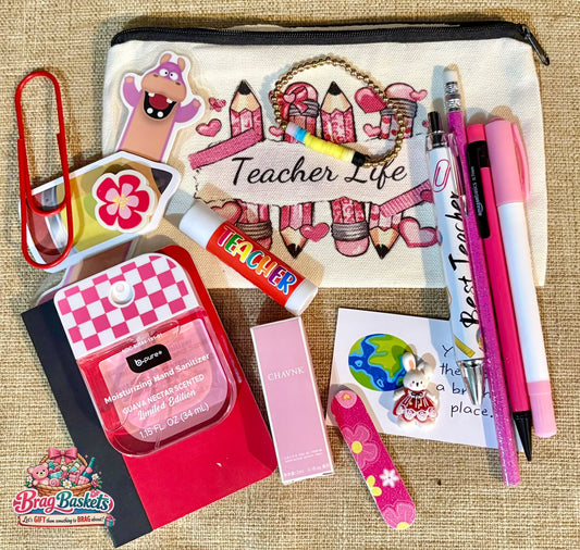 Kid’s Back-to-school Color Cups or Teacher Life pencil cases!