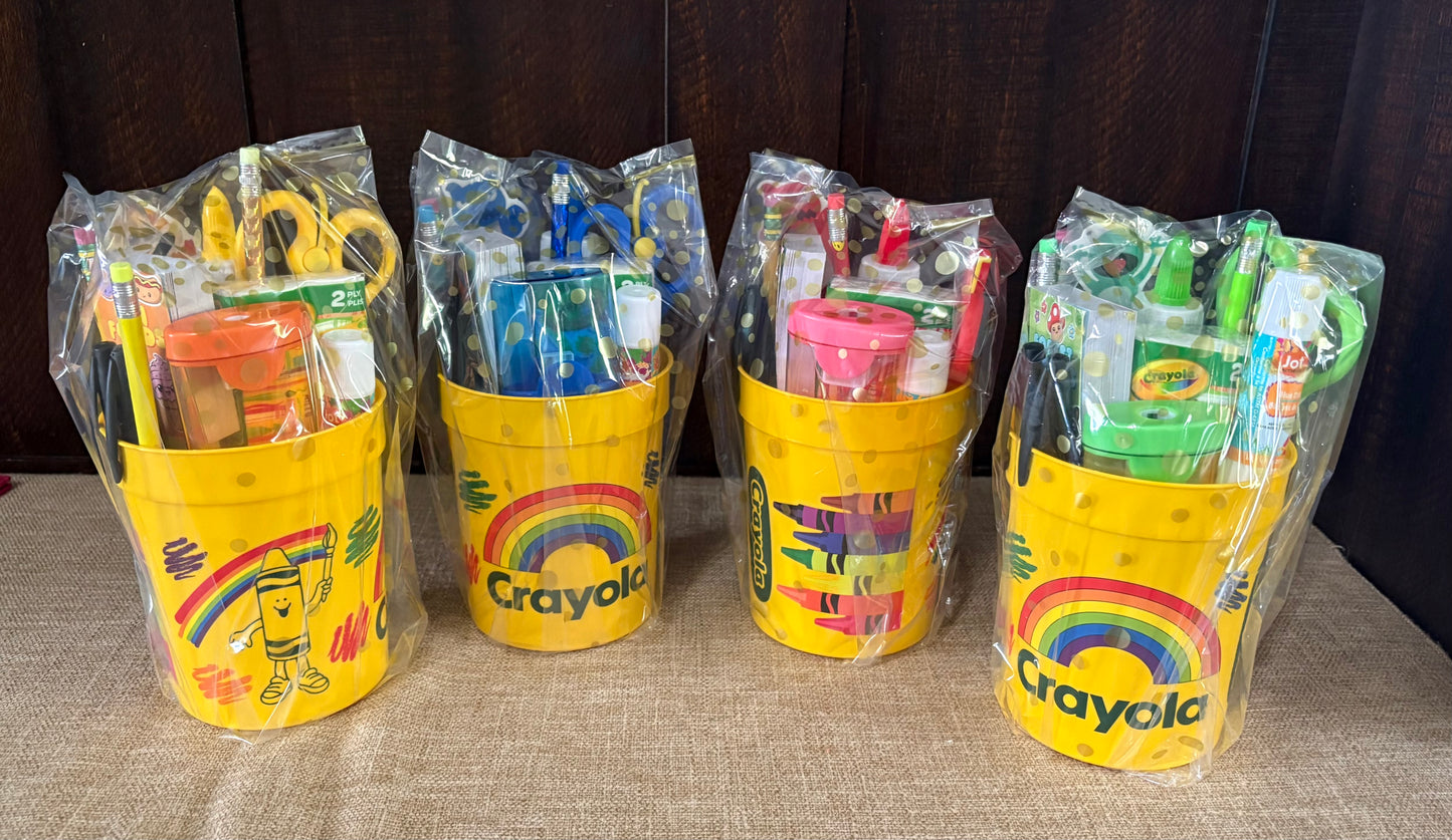 Kid’s Back-to-school Color Cups or Teacher Life pencil cases!